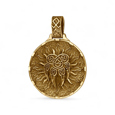 14k Yellow Gold Alpha Pendant