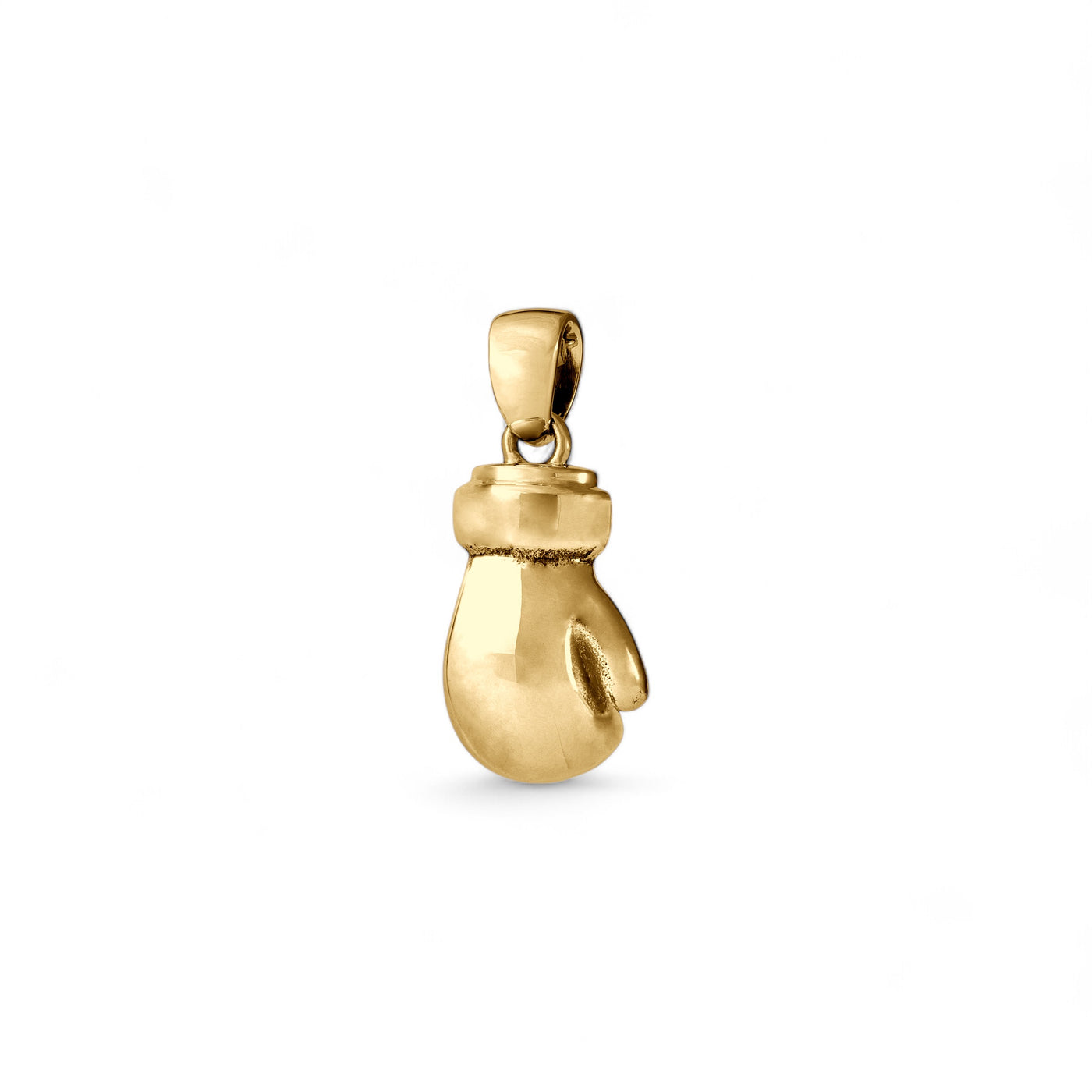 14k Yellow Gold Boxing Glove Pendant