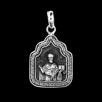 St. Nicholas Silver Pendant