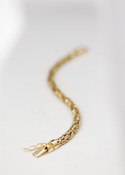 Byzantine 14k gold bracelet