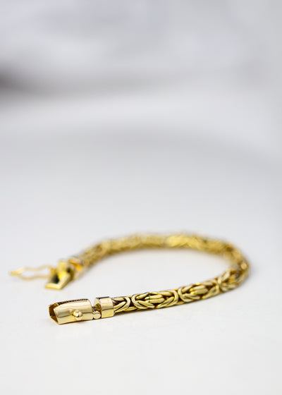 Byzantine 14k gold bracelet