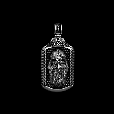 Silver Odin Pendant