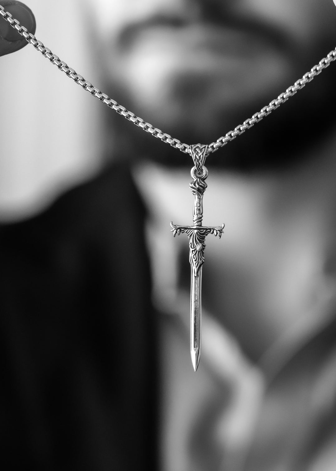 Sword Silver Pendant – Dynamis Jewelry