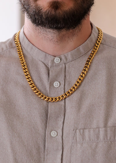 Cuban necklace 10 mm (Gold)
