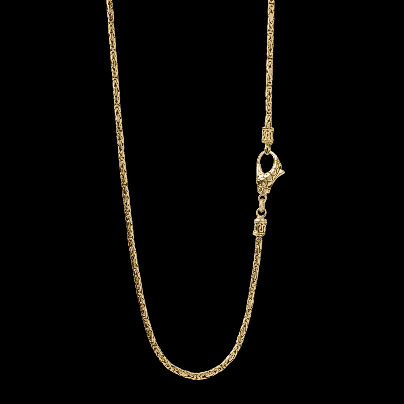 Byzantine 18k Yellow Gold necklace (2.5 mm)