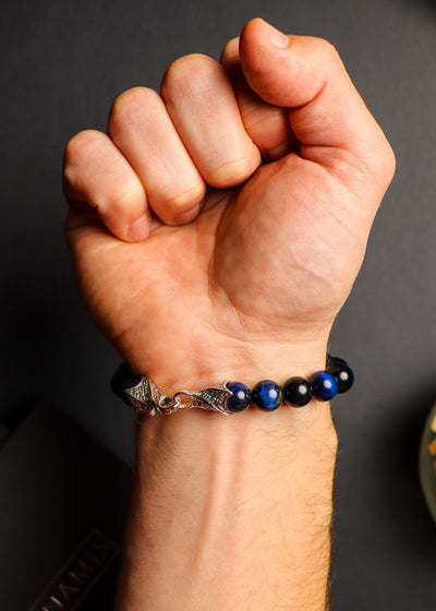 Blue Tiger eye bracelet