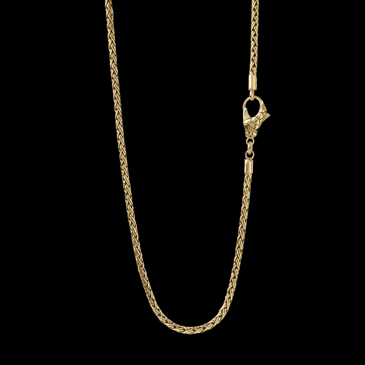 Bali 18k Yellow Gold Necklace (3 mm)