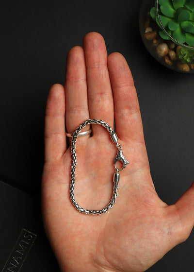 Bali silver bracelet (4 mm)