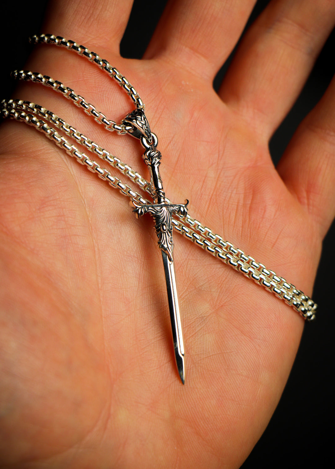 Sword Silver Pendant – Dynamis Jewelry