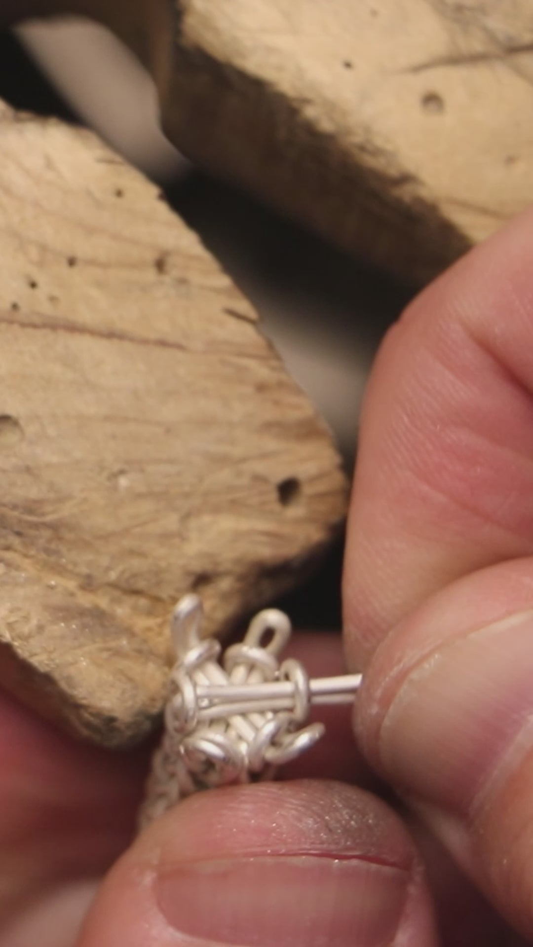 The Arc X - Heavy Foxtail Silver 2.0 Bracelet