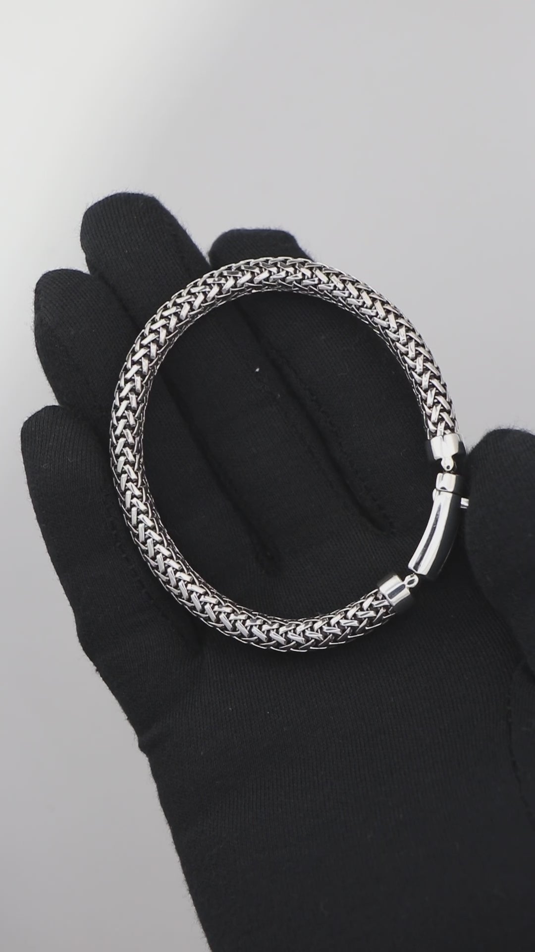 Bali silver bracelet (8 mm)