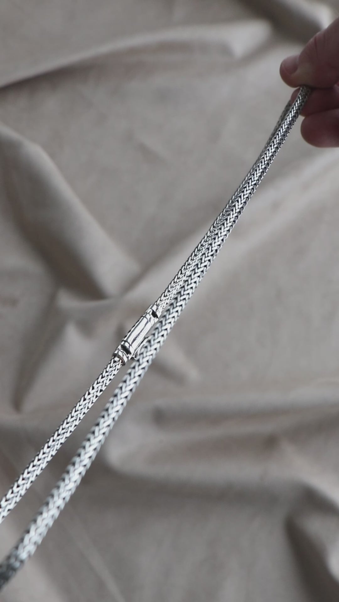 Foxtail Silver Necklace