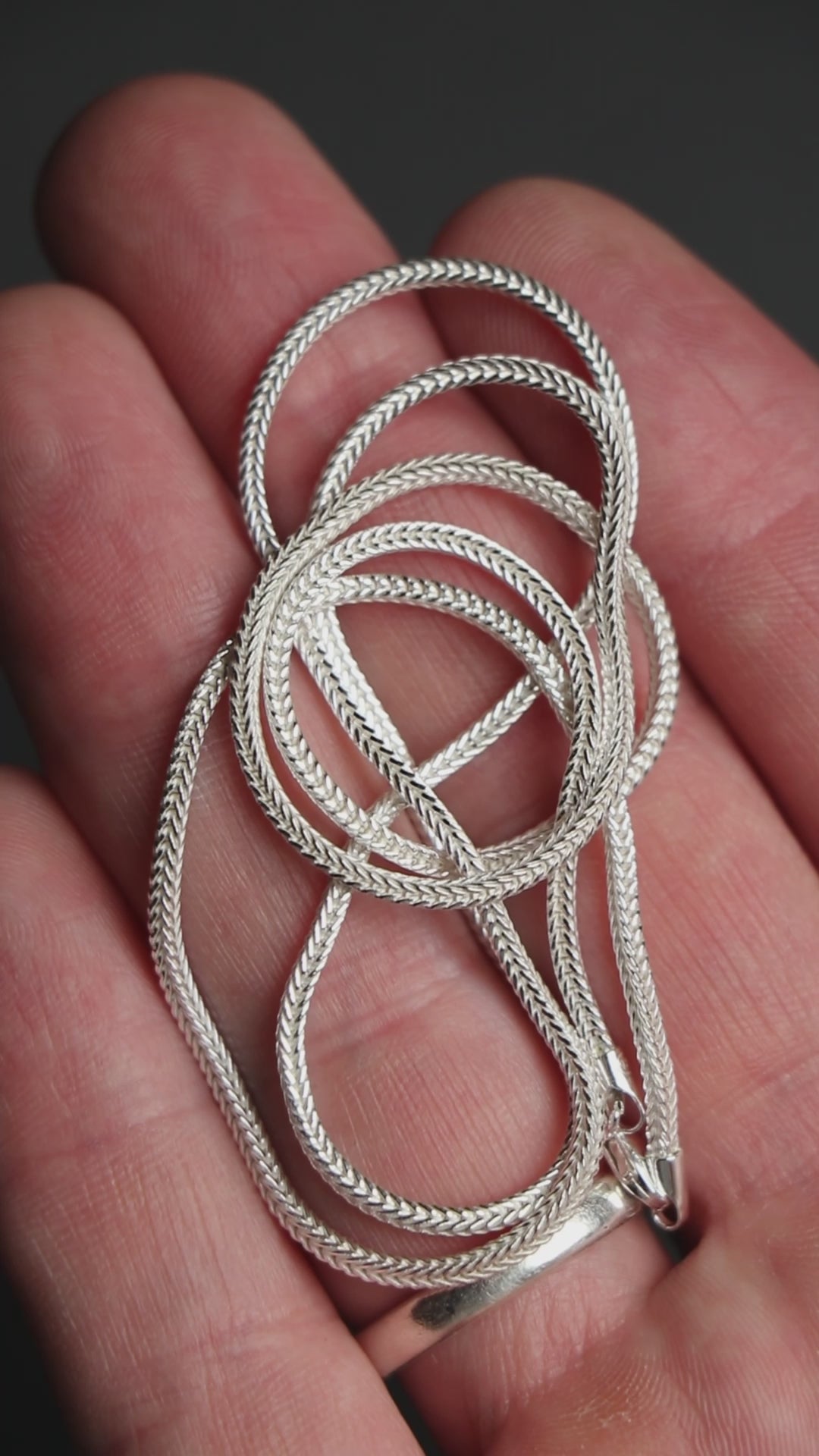 Foxtail Silver Chain (1.6 mm)
