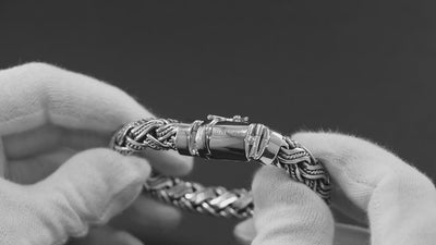 Heavy Bali Silver Bracelet (12 mm)