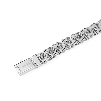 Arabic Silver Bracelet (12 mm)
