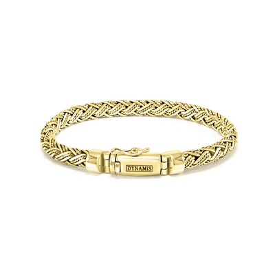 Bali 18k Yellow Gold bracelet (7 mm)