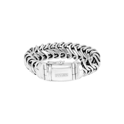 Persian chunky Silver Bracelet (20 mm)