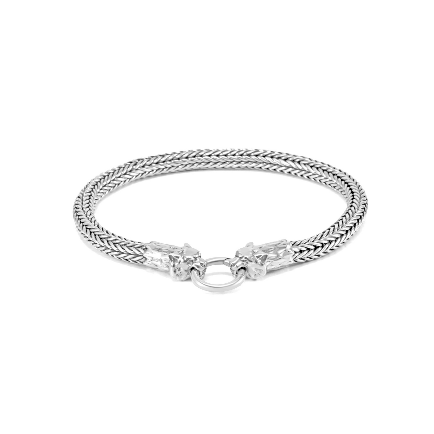 Pulsera Tigre Plata