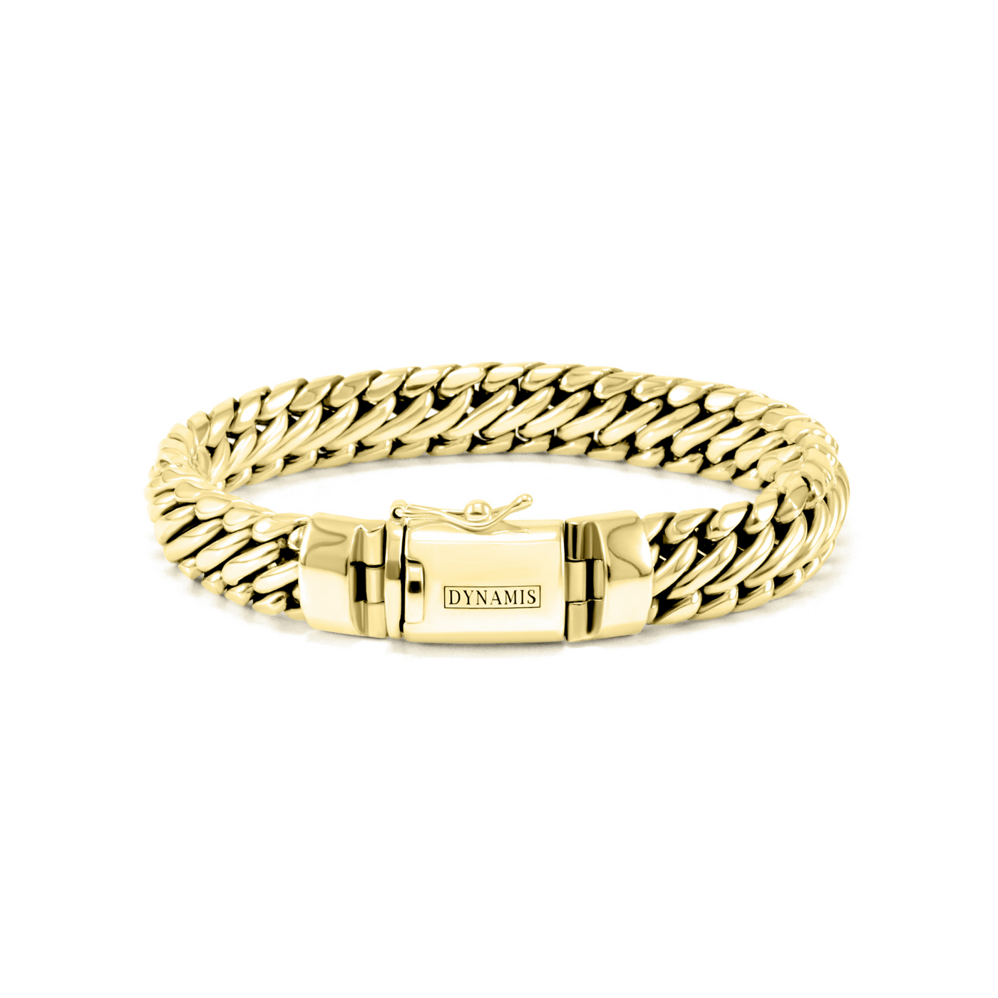 Heavy Woven 18k Yellow Gold bracelet (12 mm)