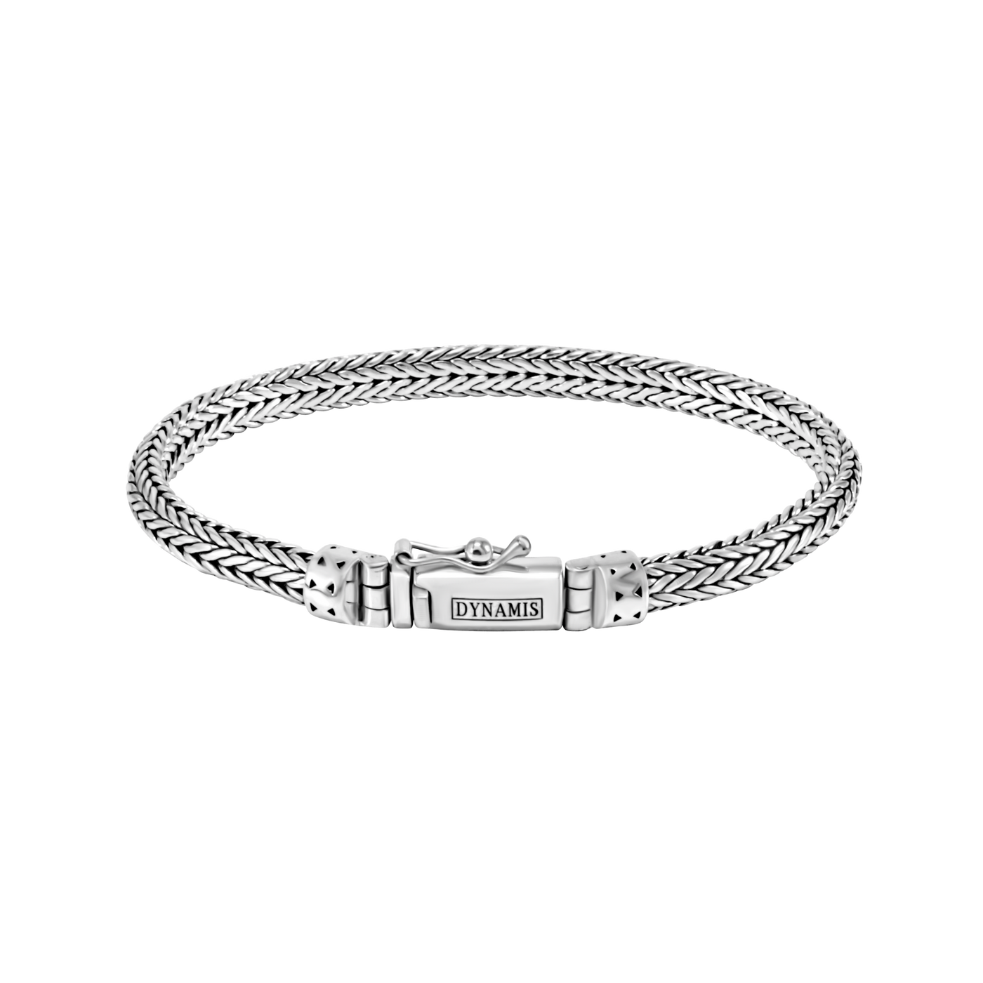 Foxtail link silver bracelet (6.5 mm)