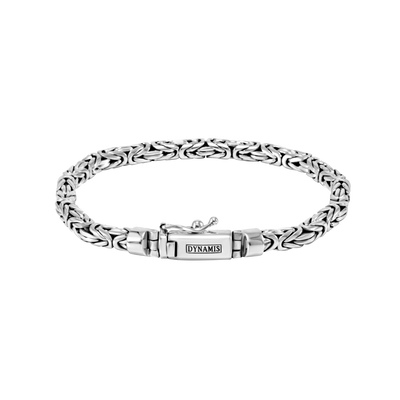 Byzantine silver bracelet | Round (5 mm)