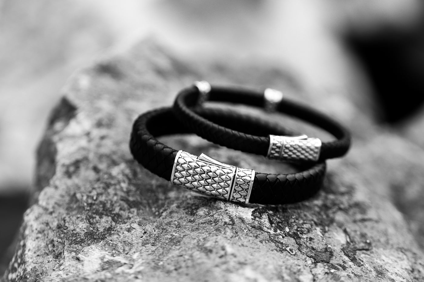 Leather bracelet (10 mm)