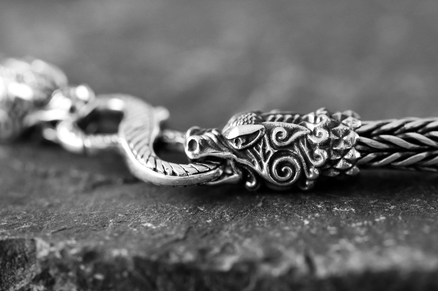 Dragon Silver Necklace