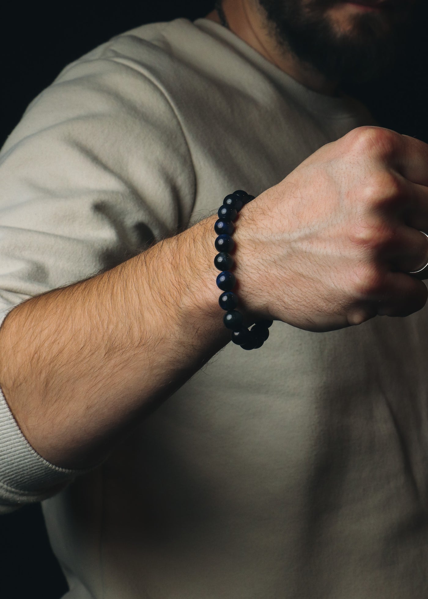 Blue Tiger eye bracelet