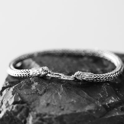 Boar Silver Bracelet