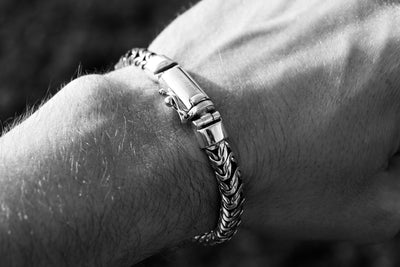 Persian silver bracelet (8 mm)