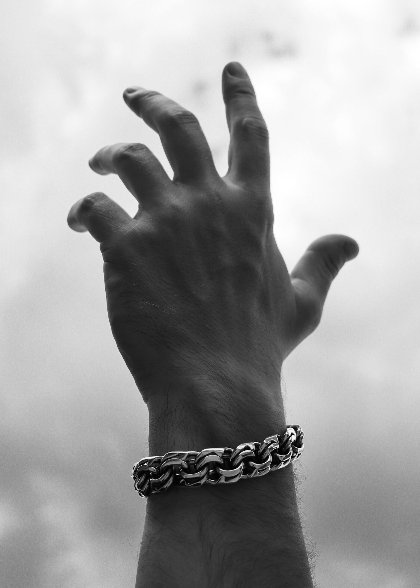 HEAVY BISMARK SILVER BRACELET (15 MM)