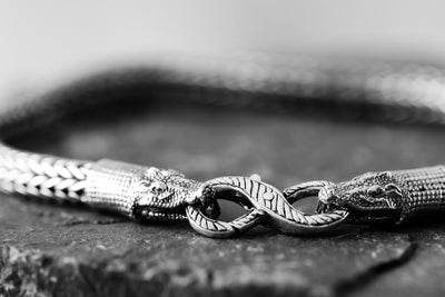 Crocodile Silver bracelet