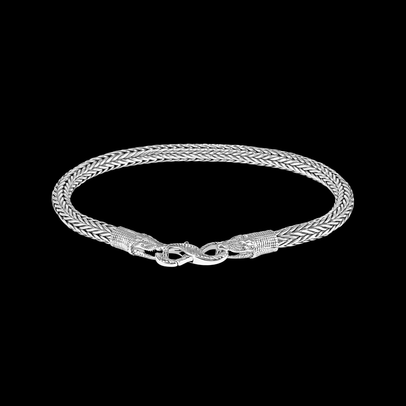 Crocodile Silver bracelet