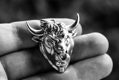Silver Bull Pendant