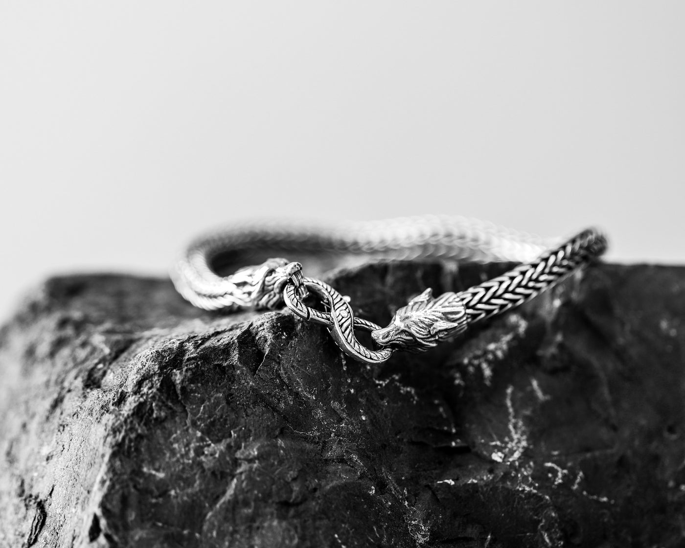 Wolf Silver Bracelet