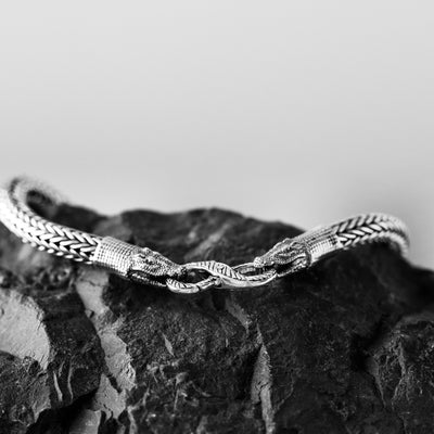 Crocodile Silver Necklace