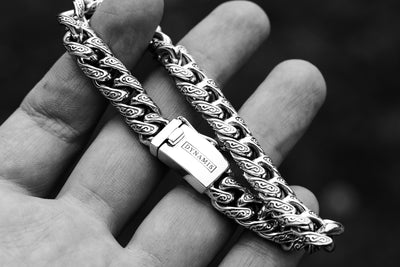 Silver Cuban bracelet (10 mm)