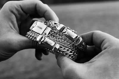 Heavy Bali Silver Bracelet (12 mm)