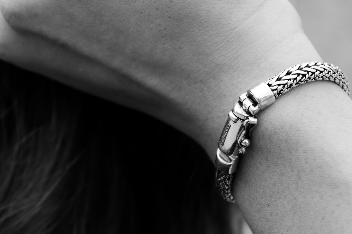 Foxtail link silver bracelet (6.5 mm)
