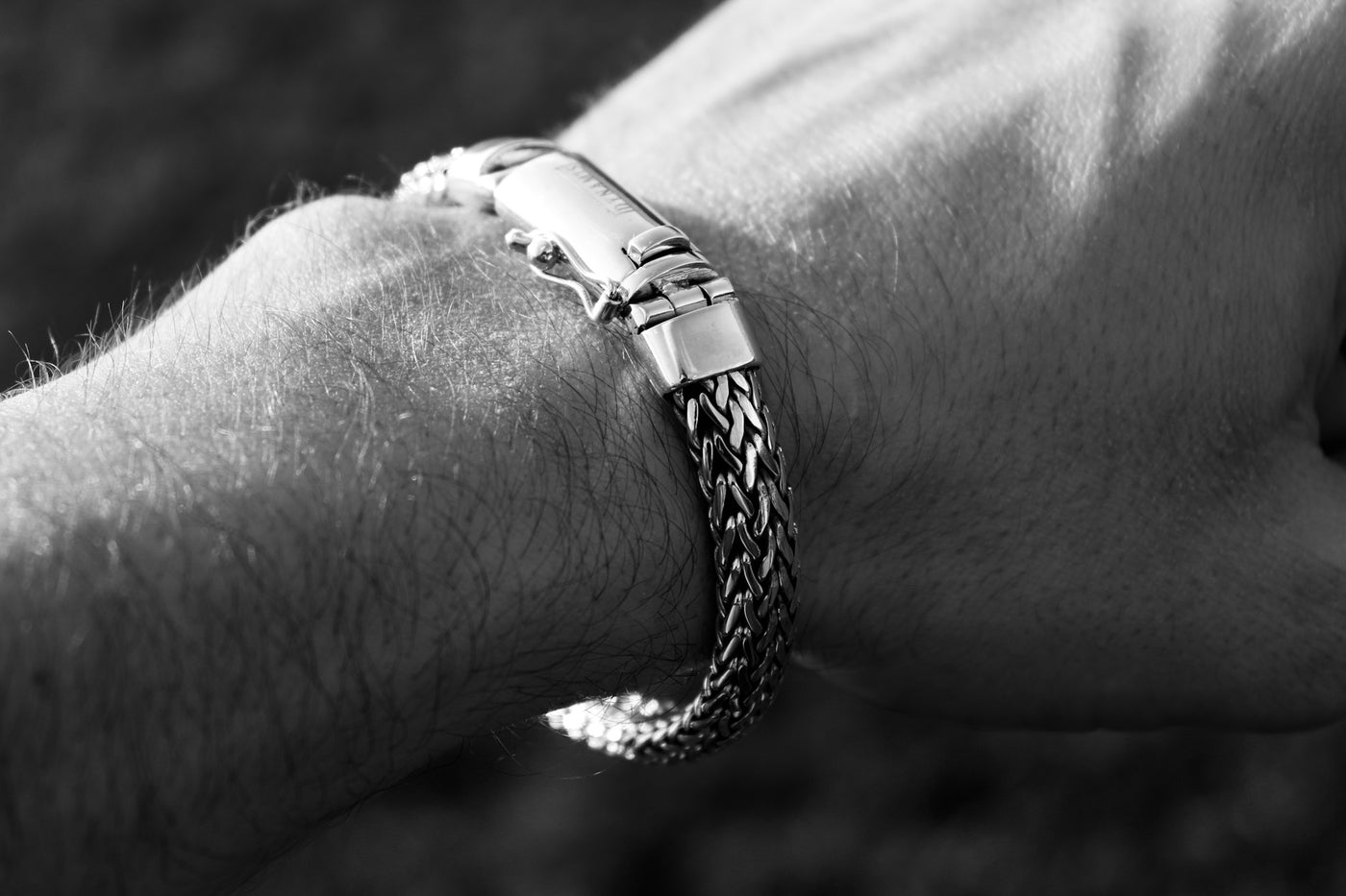 Foxtail silver bracelet (9.5 mm)